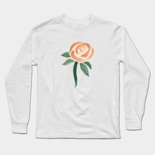 Watercolor single Flower Long Sleeve T-Shirt